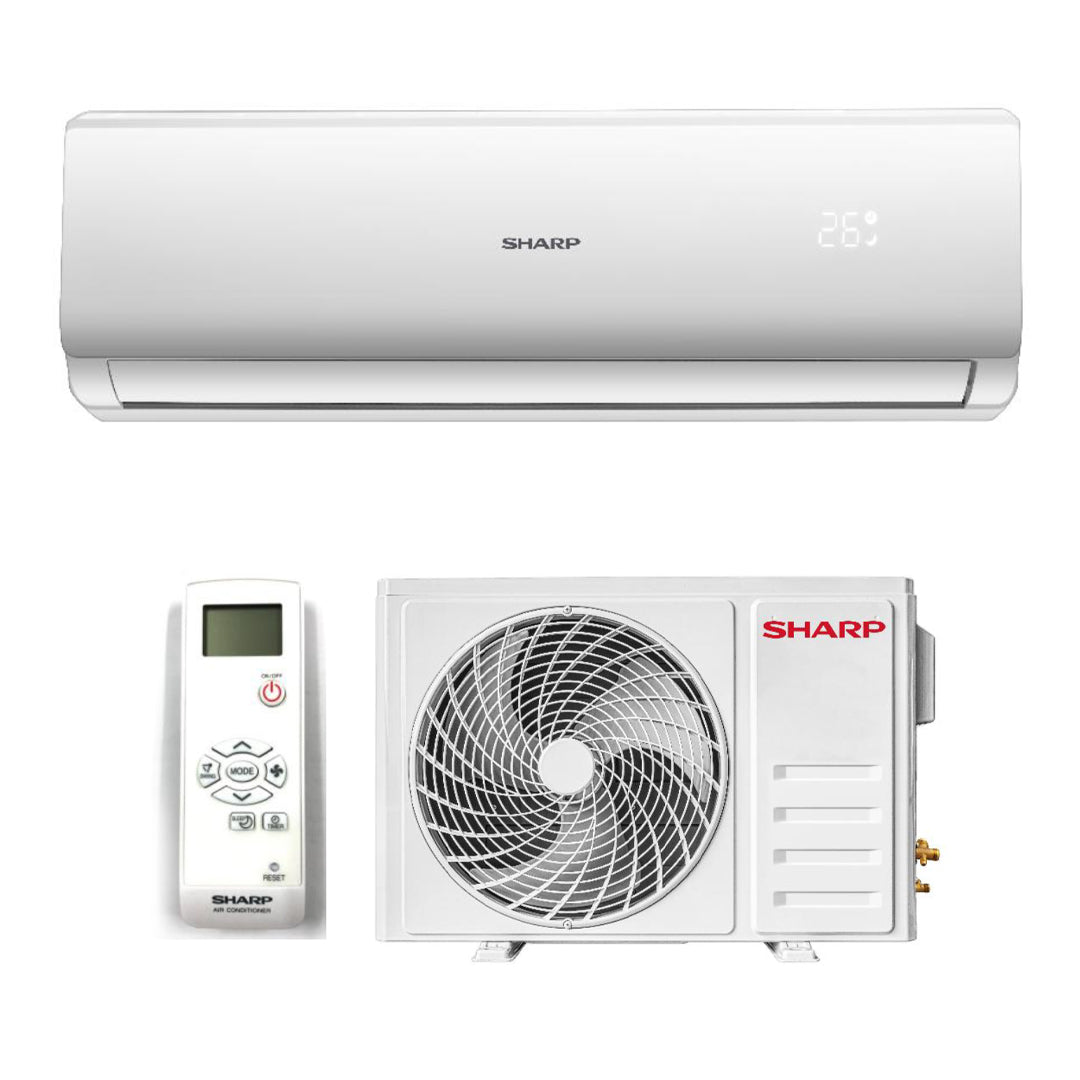 Sharp Outdoor Unit Sharp 12000 BTU Non Inverter Energy Efficient Air Conditioner - R32 (w ...